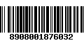 Código de Barras 8908001876032