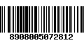 Código de Barras 8908005072812