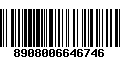 Código de Barras 8908006646746