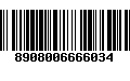 Código de Barras 8908006666034