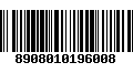 Código de Barras 8908010196008