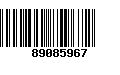 Código de Barras 89085967