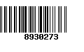 Código de Barras 8930273