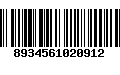 Código de Barras 8934561020912