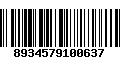 Código de Barras 8934579100637