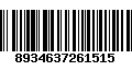 Código de Barras 8934637261515