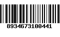 Código de Barras 8934673100441