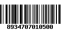 Código de Barras 8934707010500