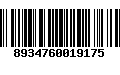 Código de Barras 8934760019175