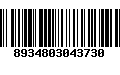 Código de Barras 8934803043730