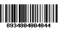 Código de Barras 8934804004044