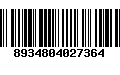 Código de Barras 8934804027364