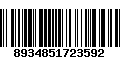 Código de Barras 8934851723592