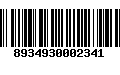 Código de Barras 8934930002341