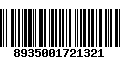 Código de Barras 8935001721321