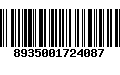 Código de Barras 8935001724087