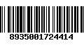 Código de Barras 8935001724414