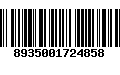 Código de Barras 8935001724858