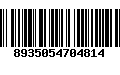 Código de Barras 8935054704814