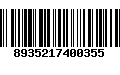 Código de Barras 8935217400355