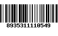 Código de Barras 8935311110549