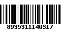 Código de Barras 8935311140317