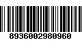 Código de Barras 8936002980960