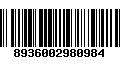 Código de Barras 8936002980984