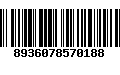 Código de Barras 8936078570188