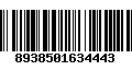 Código de Barras 8938501634443