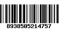 Código de Barras 8938505214757