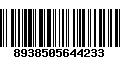 Código de Barras 8938505644233