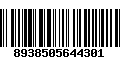 Código de Barras 8938505644301