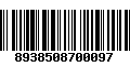 Código de Barras 8938508700097