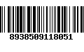 Código de Barras 8938509118051