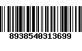 Código de Barras 8938540313699