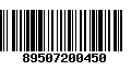 Código de Barras 89507200450