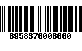 Código de Barras 8958376006060