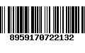 Código de Barras 8959170722132