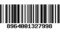 Código de Barras 8964001327998