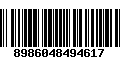 Código de Barras 8986048494617