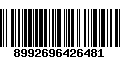 Código de Barras 8992696426481