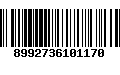 Código de Barras 8992736101170