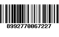 Código de Barras 8992770067227