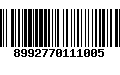 Código de Barras 8992770111005