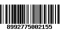 Código de Barras 8992775002155