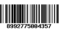 Código de Barras 8992775004357