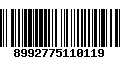 Código de Barras 8992775110119