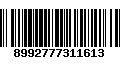 Código de Barras 8992777311613