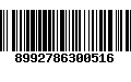 Código de Barras 8992786300516